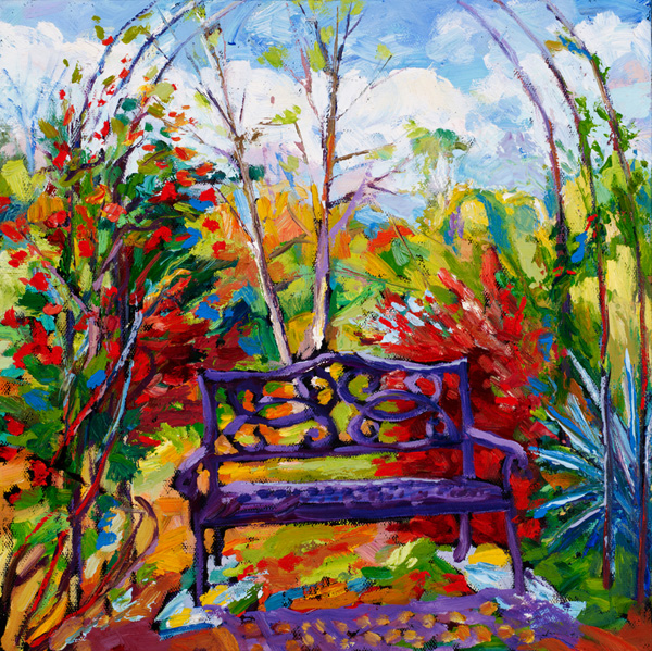 Rose Arbor and Bench