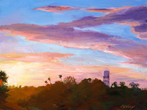Sunset Water Tower